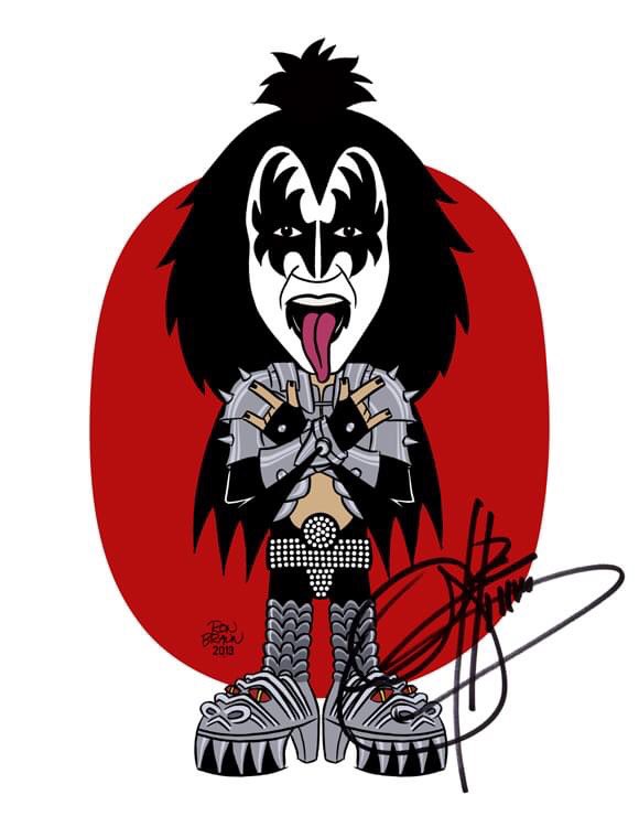 Happy 71st Birthday to the one and only Gene Simmons of KISS! 