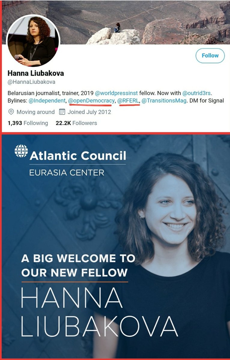Malinka1102's tweet image. US state-funded #AtlanticCouncil stink tank, propaganda outlet #RFERL, Soros #OpenDemocracy 

#Belarus