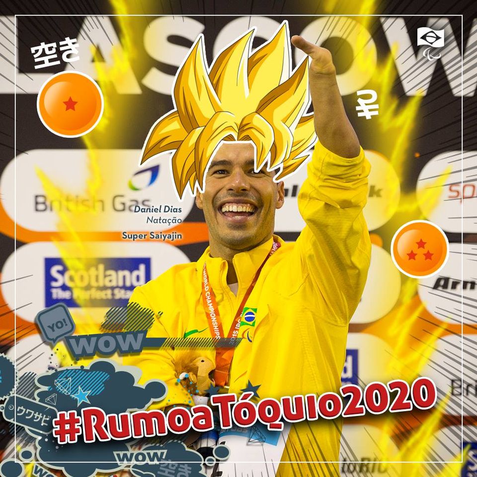 BraParalimpico's tweet photo. #TomFala 🌳
🎌 Konnichiwa, minna san! Watashi wa Tom, hihihi. 🎌
Já estou treinando meu japonês para os Jogos de @Tokyo2020, que serão no ano que vem. MAS como eu entrei no clima, já tô vendo os atletas de uma forma diferente! 🤣🤣🤣
Falta um ano! #RumoATóquio2020 +1 https://t.co/qMT4QiqW9T