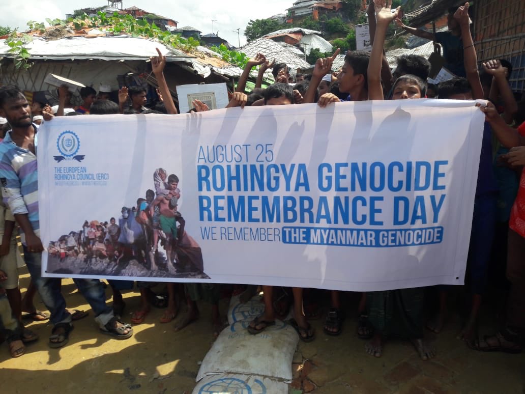 #Myanmar Govt. systematically turned the ethnic minority #Rohingya from citizens to statelessness &amp; from statelessness to #Genocide survivors scattered around the world mostly in the Cox Bazar refugees camps.
Help us return to our ancestral lands.
#GenocideRemembrance 
#Rohingya