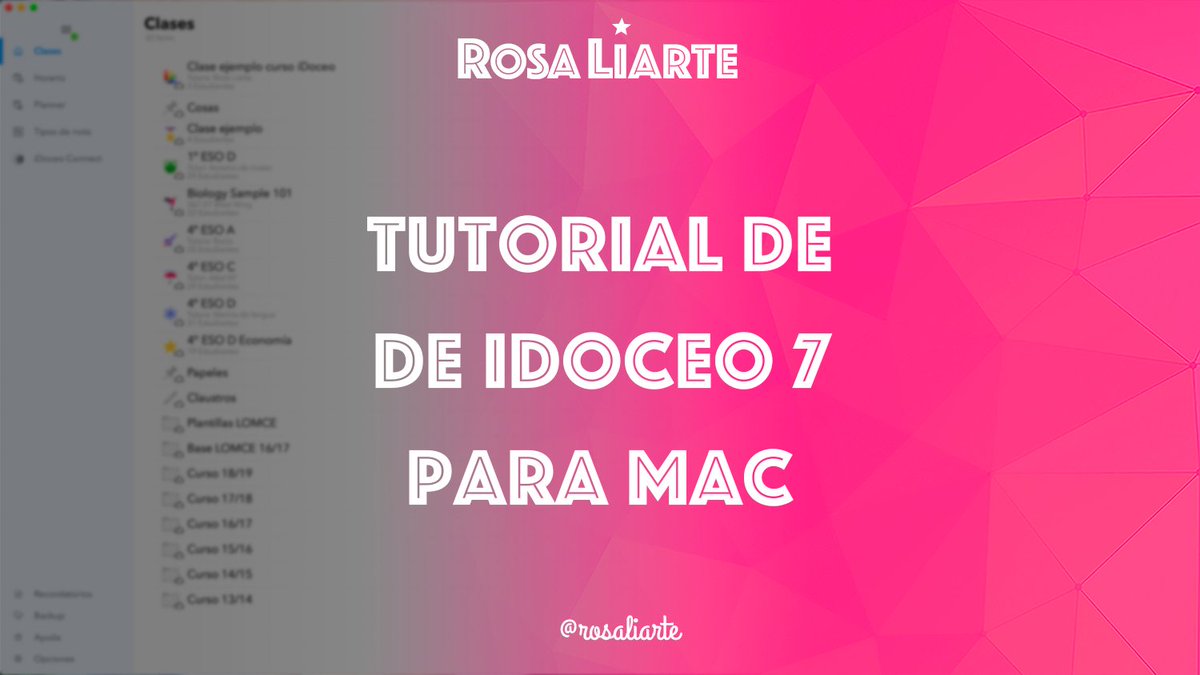 rosaliarte's tweet photo. 🙋🏼‍♀️ ¡El tutorial de cómo instalar gratis iDoceo para Mac ya lo tenéis desde ayer en mi blog! 🥰 
⠀
👉 Link https://t.co/ZzrE4S04j1 https://t.co/D7t9Yo9PMn