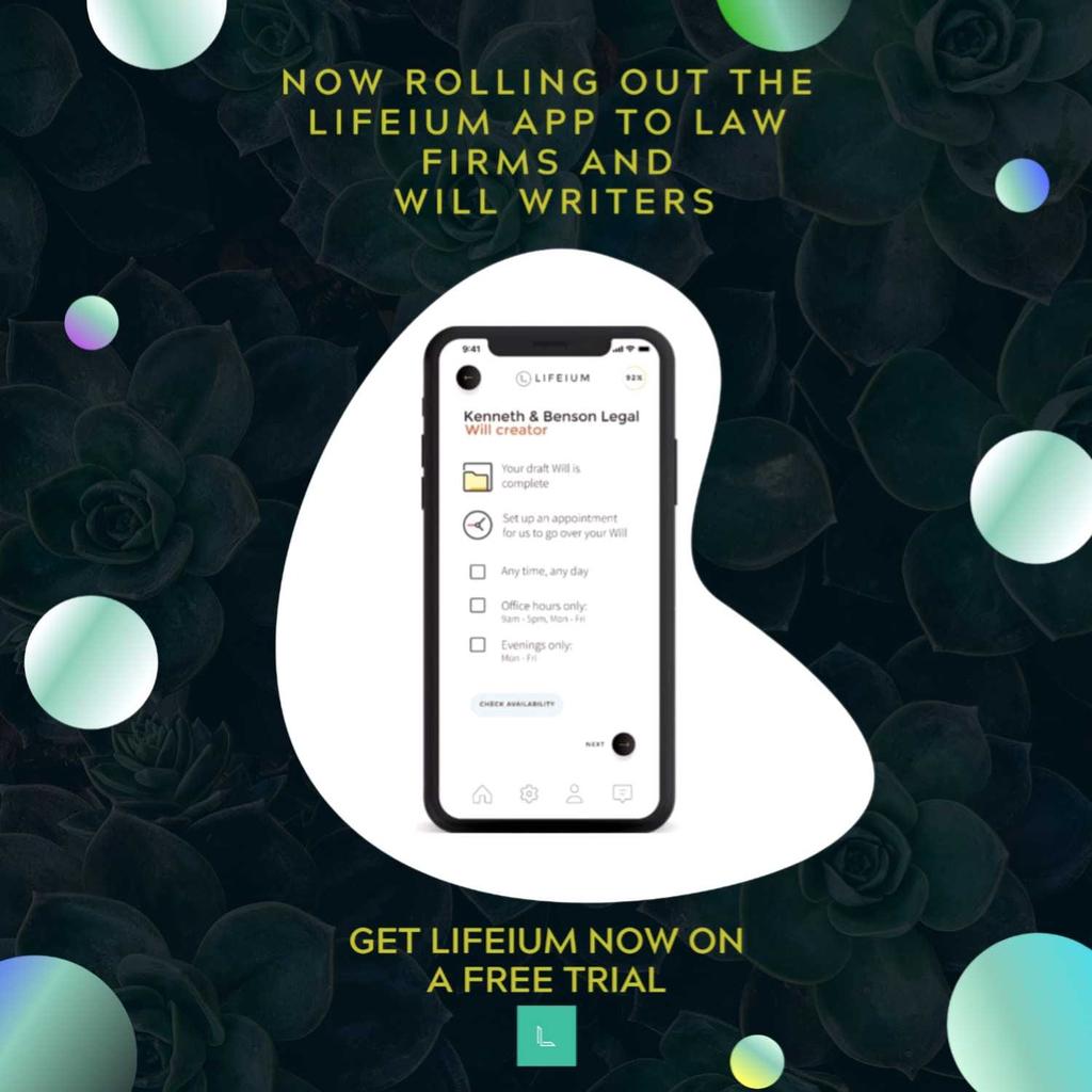 lifeiumapp's tweet photo. Are you a Law firm looking to keep clients happy and in the loop?

Lifeium can provide you a platform where your clients can expect convenience, speed and constant communication. Think this can work in your favour?

Join us every Thursday and Friday for a group Demo @ 2PM on Zoom https://t.co/PFv7vlVx3Z