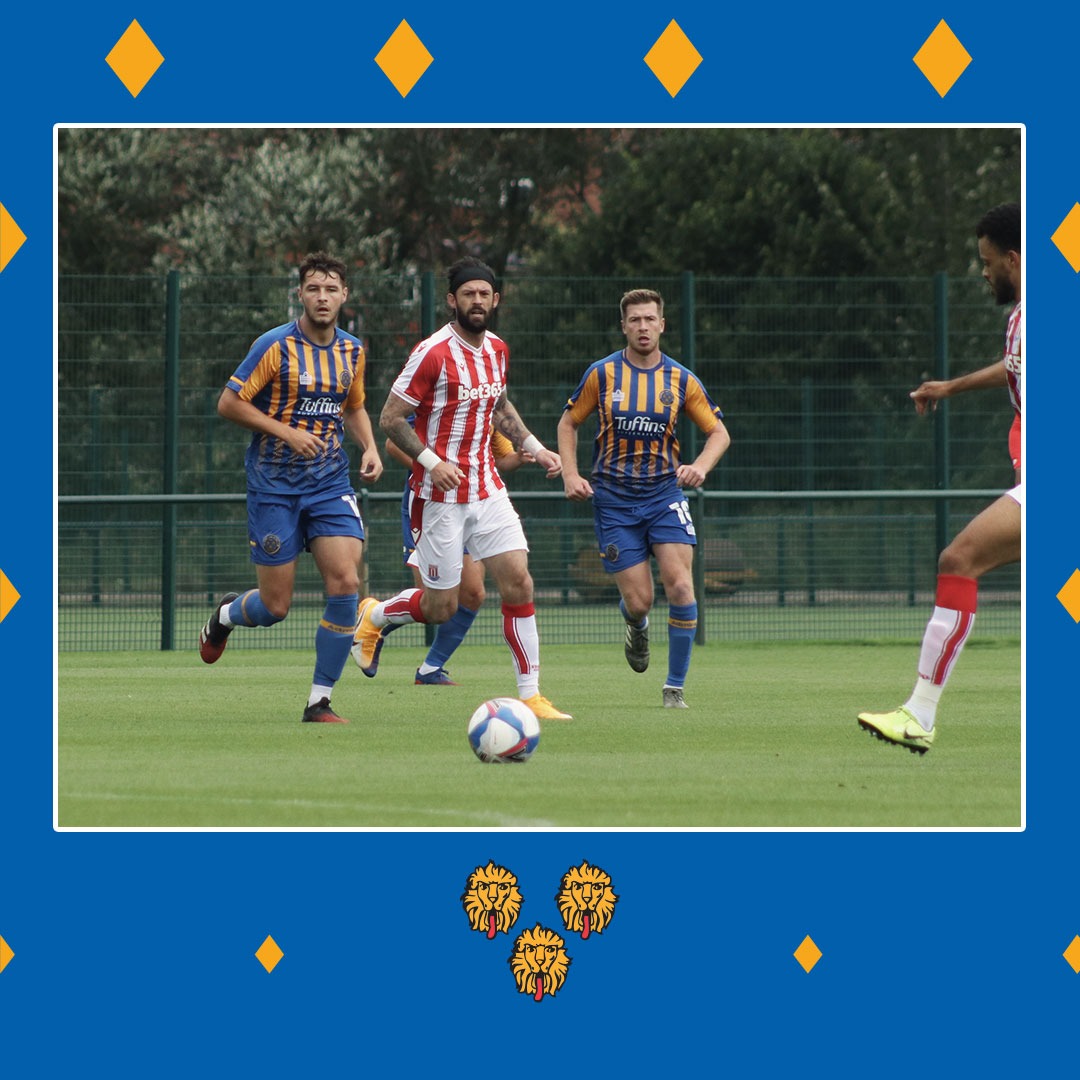 shrewsburytown's tweet photo. 🔷🔶 FT: Stoke 5-1 Town

Town suffer a loss in an open encounter against a very strong Stoke side. Town looked strong in the first-half converting from the spot and having another penalty saved. Stoke kicked on in the second-half ending up resounding winners. #Salop https://t.co/IXbQIns36T