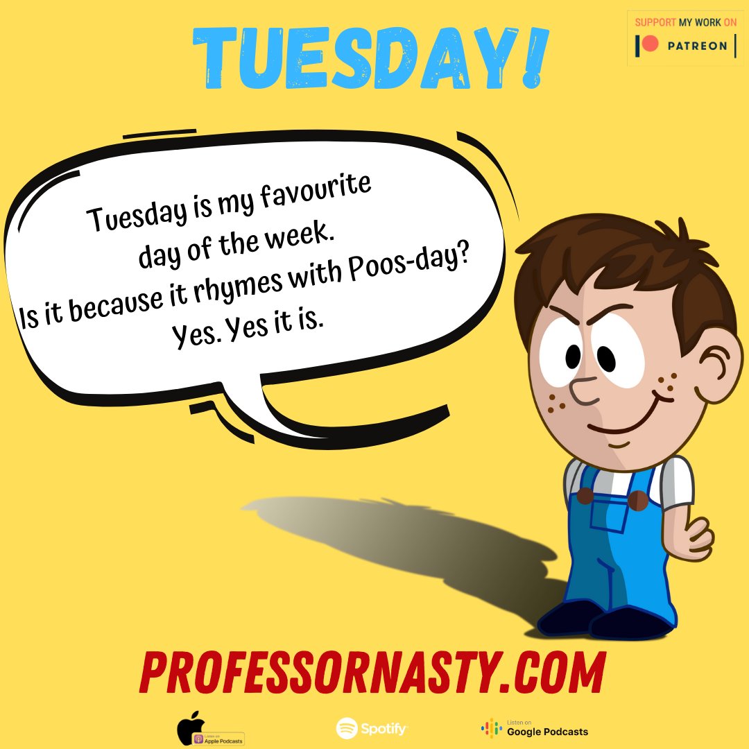ProfessorNU's tweet photo. 'The Dastardly Deeds of Professor Nasty' is the greatest kids podcast ever created. 

And I'm not just saying that because I am the title character...

okay, I am absolutely saying that because I'm the title character. But nevertheless, you should listen to it. 

Link in Bio. https://t.co/j5xjwWJkW8