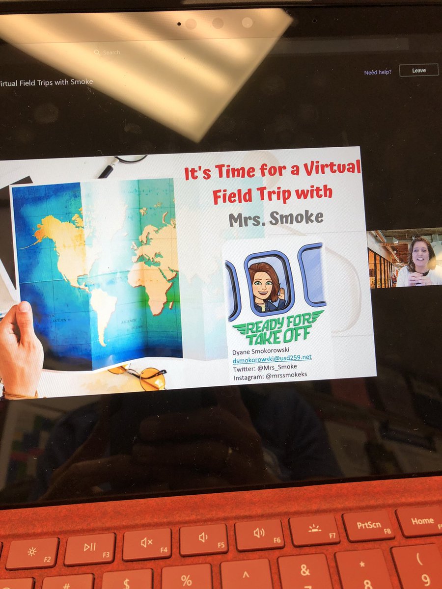 Virtual field trip training with <a href="/mrs_smoke/">Dyane Smokorowski</a>!! Love, love, love her energy!! Great addition to 259!
<a href="/IrvingElementa1/">Irving Elementary USD 259</a> #WPSProud <a href="/259Tech/">WPSInstructionalTech</a>