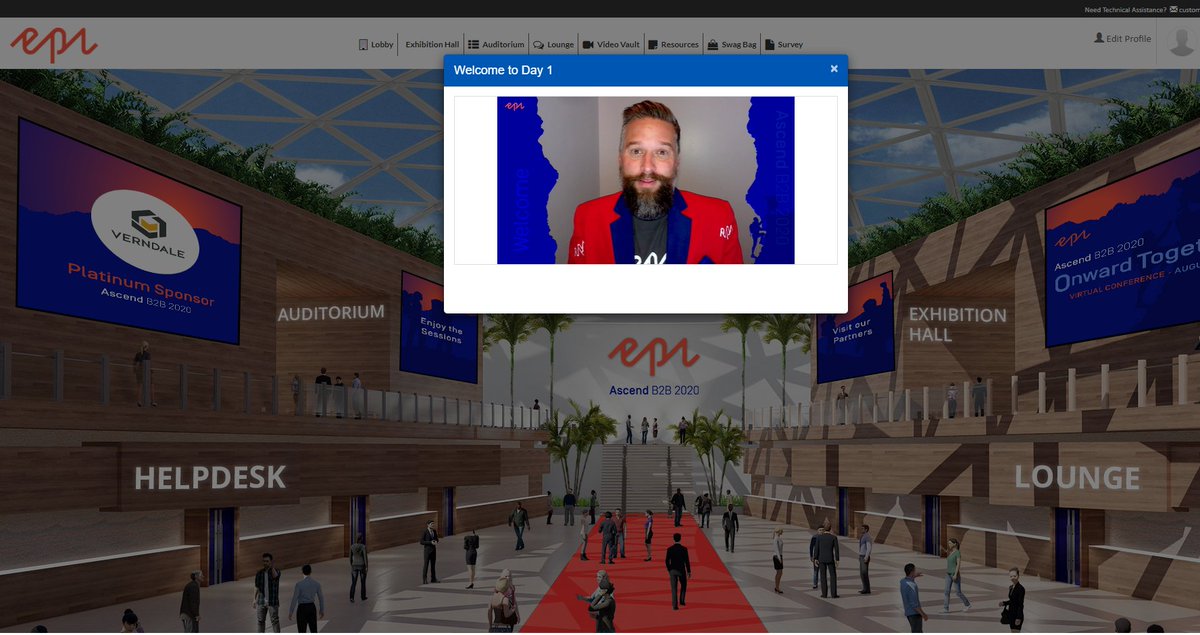 How cool is this? Excited for @Episerver #ascendB2B. Thank you to our Partner sponsors: <a href="/VerndaleTweets/">Verndale</a> <a href="/Perficient/">Perficient</a> <a href="/whereoware/">Whereoware</a> <a href="/adagetech/">Adage Technologies</a> <a href="/BlueBoltSol/">BlueBolt, Inc.</a> @DigizuiteDAM @NishTech <a href="/Absolunet/">Absolunet</a> <a href="/XCentium/">XCentium</a> <a href="/Xngage/">Xngage</a> and Adapty.  On with the show!