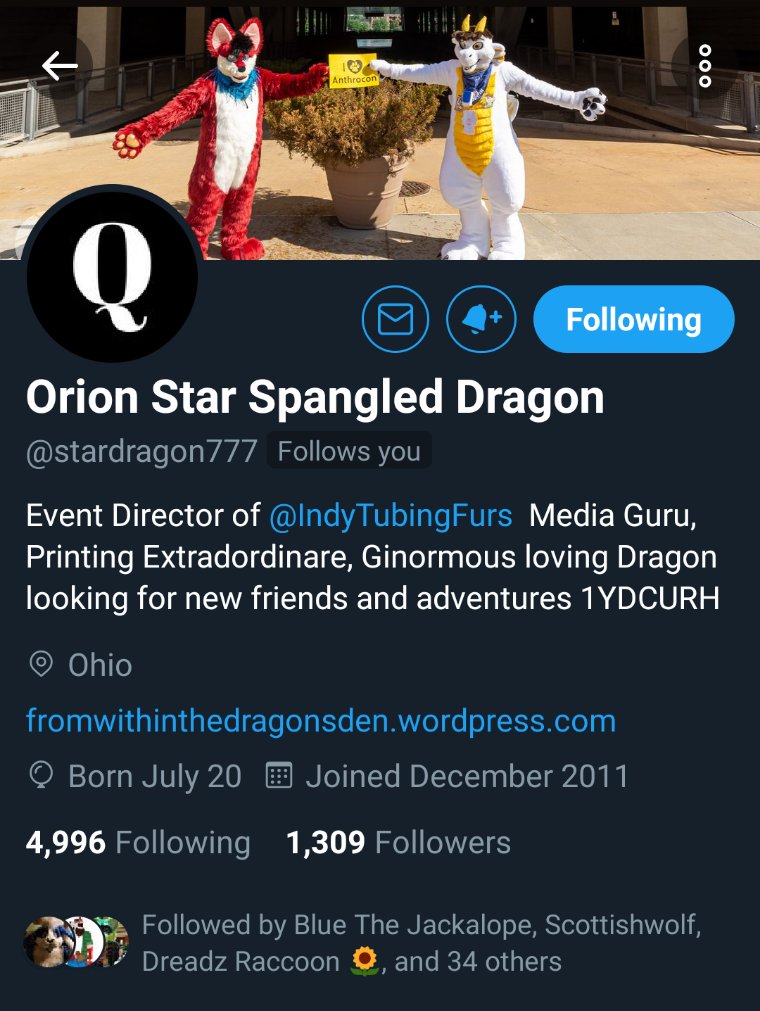 anyhow he's event director for @/IndyTubingFurs(this cap is from the neo_furs acct cause he's got this acct blocked lol, which is why there's so many mutual followers)
