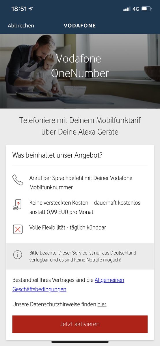 Amujan's tweet image. Ach guck. Telefonieren mit der Vodafone-Nummer über Echos #Vodafone #OneNumber
