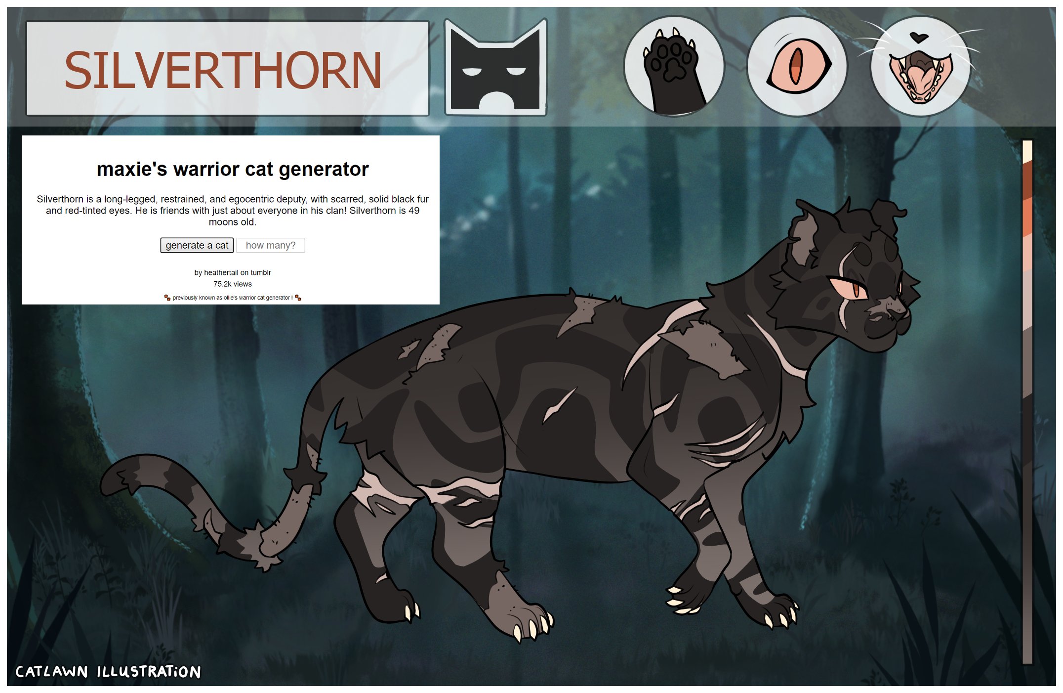 Unique Warrior Cat Name Generator ― Perchance