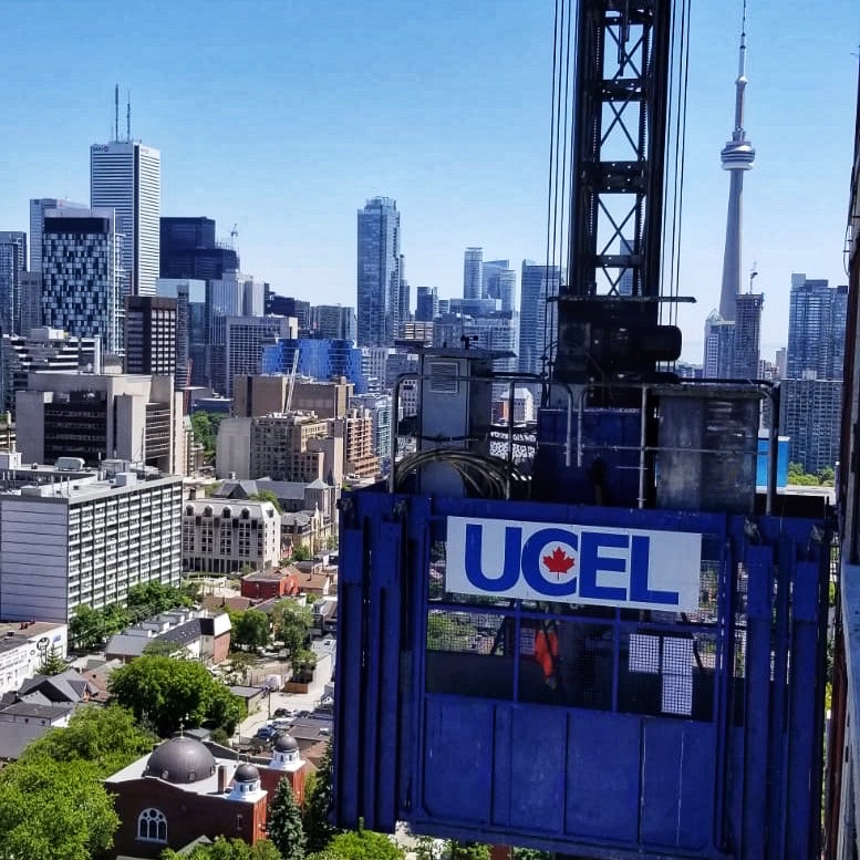 ucel_inc's tweet photo. Vertically aligned with a bird's eye view!  Do you know the city we are hanging out in?  
#ucelinc #constructionhoists #construction #verticalaccesssolutions #constructionhoists #high-rise #high_rize_cowboys #24andersonblvd #highrisebuilding https://t.co/sZppt9YGnk