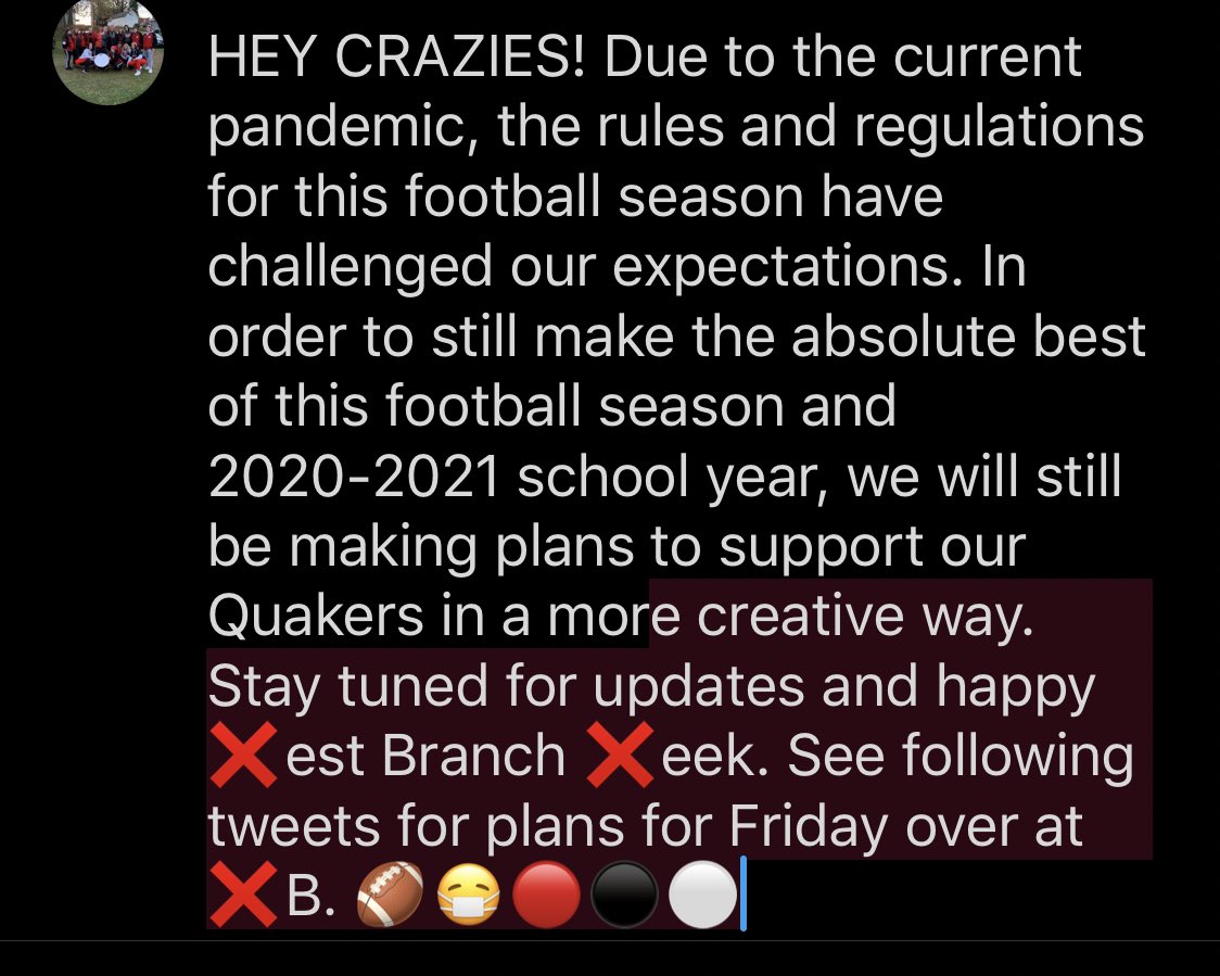 Crazies_SHS's tweet photo. HAPPY ❌EST BRANCH ❌EEK!!!!! https://t.co/TrEmCOY981