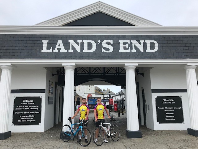 Hansonbuildings's tweet photo. Hanson Steel Buildings are Proud to Sponsor a Charity Cycle from Lands End to John O'Groats, covering over 1,000 miles. Tom and Max are raising money for Alzheimer's Society &amp; Oddballs Foundation. Our Managing Director Giles Hanson joins them on their grueling journey. #Charity https://t.co/bN3Y5p8Tfj