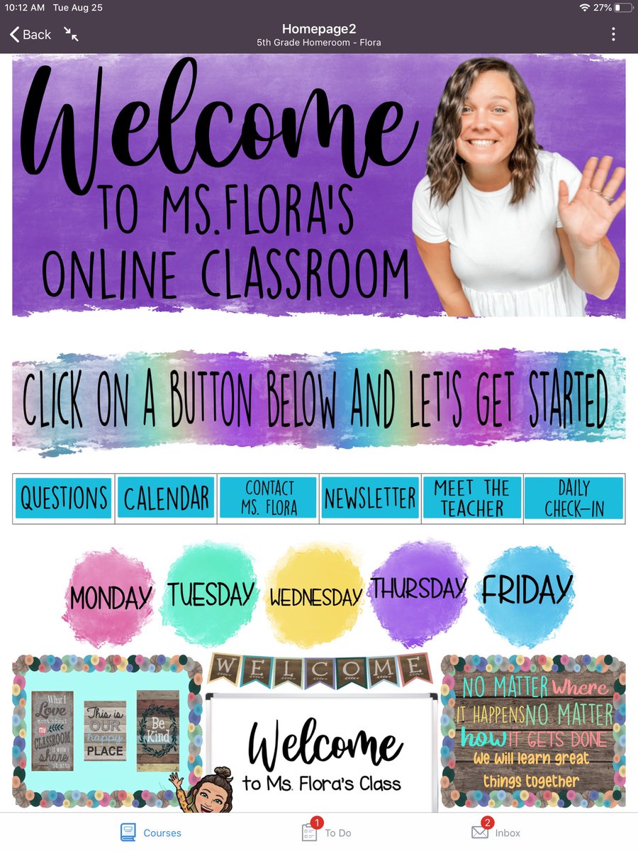 So excited that I finally got my <a href="/CanvasLMS/">Canvas LMS</a> homepage how I want it. #frcochat #fcpsva