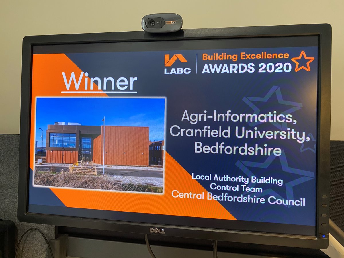 cpmgArchitects's tweet photo. Delighted to hear that the #AgriInformatics Building @CranfieldUni has won the #LABC #Central Best Public Service or Educational Building #Award - a great team effort! #labcawards
#research #education #agriculture #HE https://t.co/70UBHGkvTZ