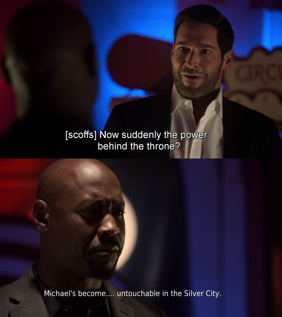 Amenadiel said he's the right hand, he talks to Dad but Dad still ain't talking to anybody... Also he's untouchable in Heaven... WDYM??  #Lucifer    #LuciferSeason5  