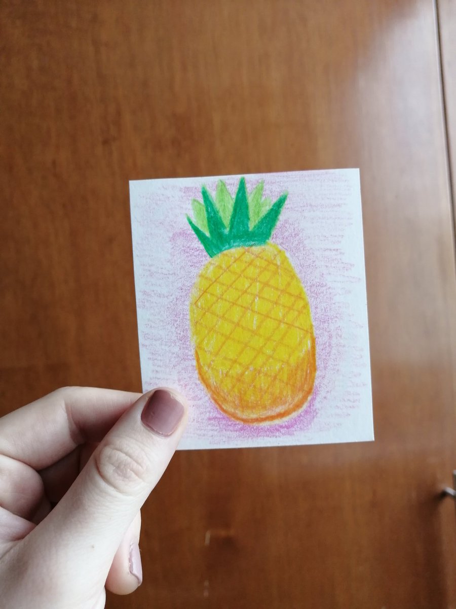 ortizgmariana's tweet photo. Día 8
 Una piñita funsize

#FavoriteThingsdrawingchallenge https://t.co/2yrsvcKkr3