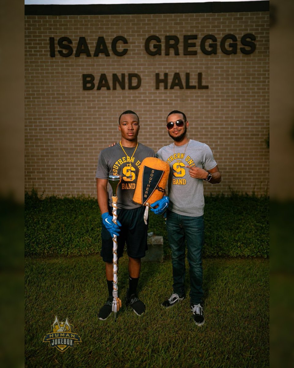 Congratulations to Jared White for being named Drum Major for the 2020-21 year.

Thank you, Tre’Von Ceaser, outgoing Drum Major, for your dedication and service with helping Jared through this transition. Best wishes to you as you prepare for life after college.