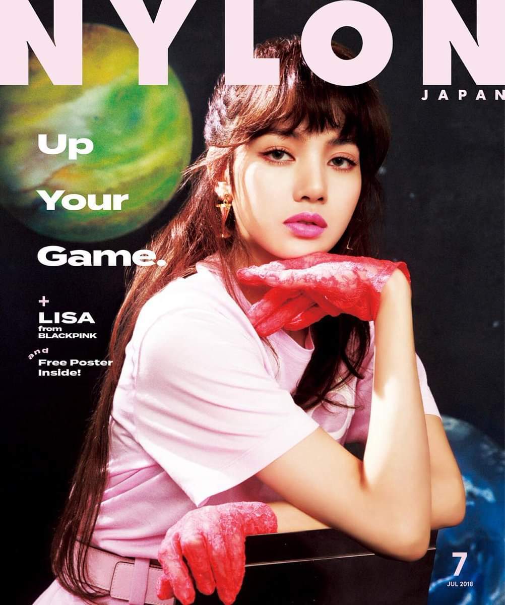 Lisa is the first member of blackpink who has been featured on the Japan's Magazine solo cover, twice!she was one the cover of Nylon Japan in july 2018 and she was also the cover of Madame Figaro for their 30th anniversary.