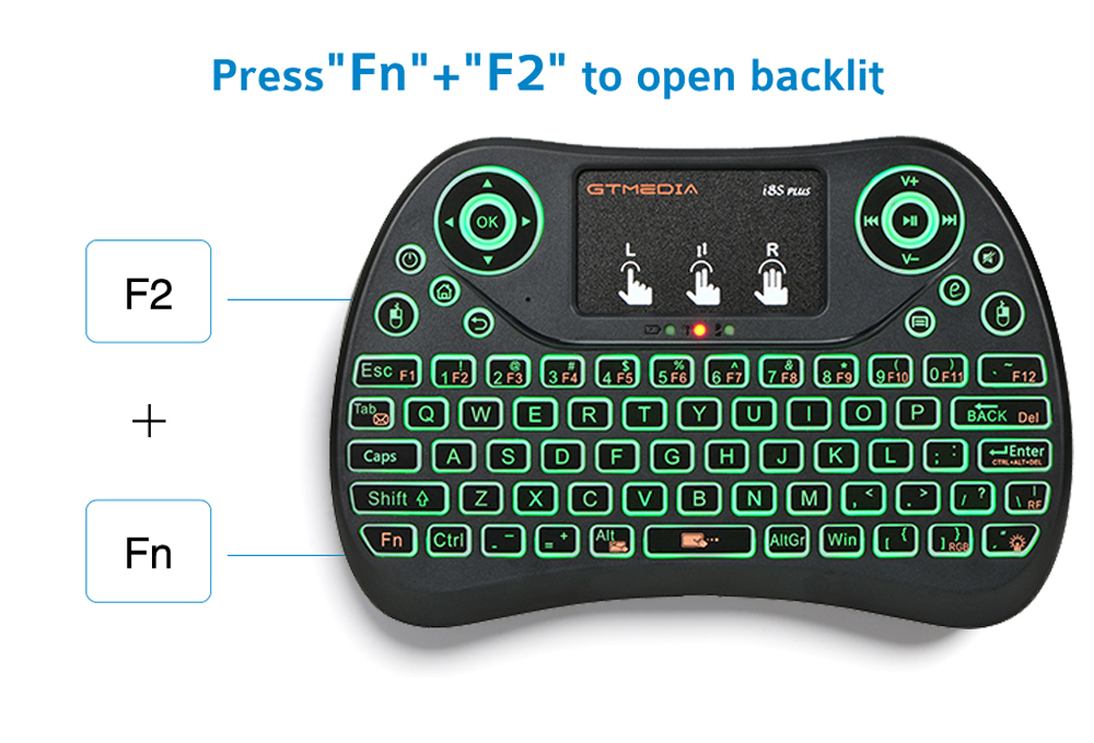 zhangjun668899's tweet image. 2.4g wireless backlight i8s mini keyboard with touchpad for android tv box spanish version.
Suitable for computer, smart tv, android tv box, google tv box, xbox 360, ps3 / ps4, htpc / iptv, etc. from vice with usb interface. #Laura #TuesdayThoughts #TuesdayMotivation