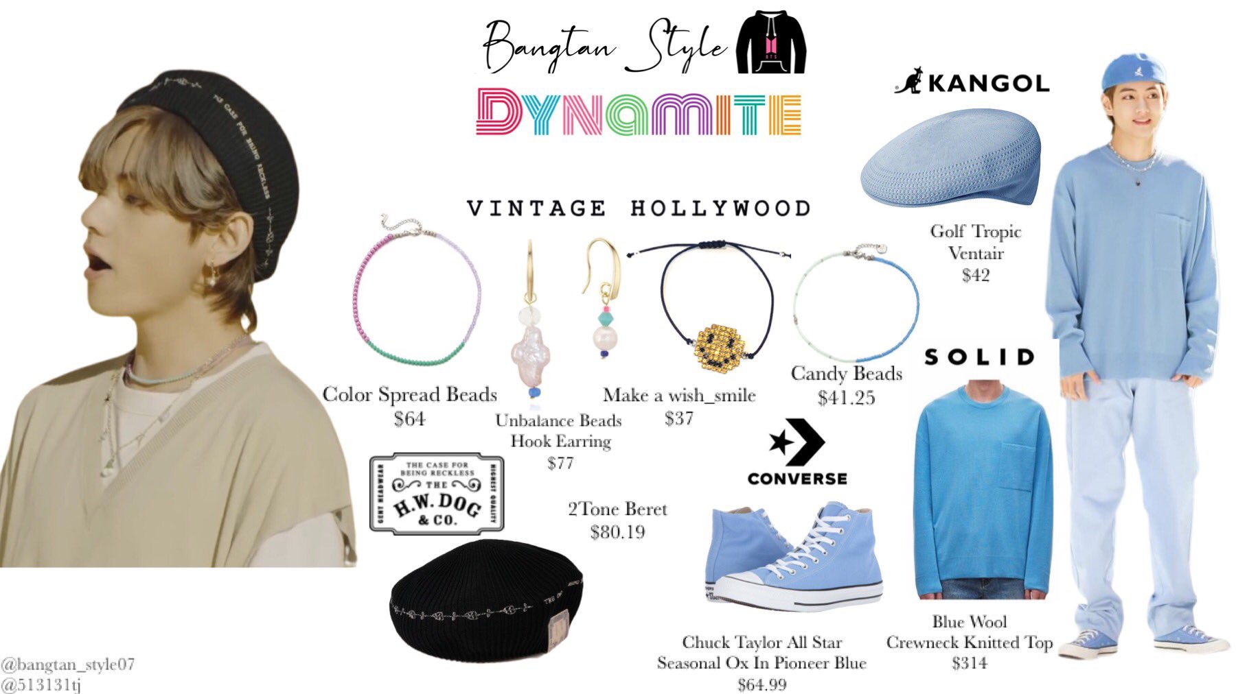 Bangtan Style⁷ (slow) na platformi X: „JUNG HOSEOK DYNAMITE MV OUTFITS # JHOPE #BTS_Dynamite @BTS_twt  / X