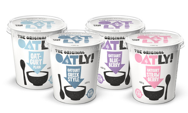 NHDmagazine's tweet photo. Oatly has launched a new Oatgurt range that's 100% plant-based, dairy and soya free, enriched with calcium, iodine, vitamin B12 and D and low in saturated fat &amp; rich in unsaturated fats. Available in Tesco now and more widely from Sept: https://t.co/YNwLTALXQv https://t.co/ig2mIwdXt9