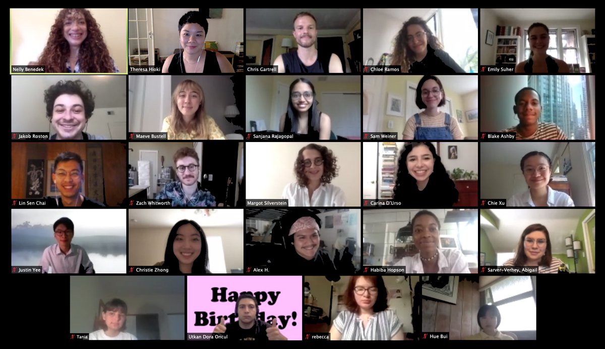 TheJewishMuseum's tweet photo. Our first #VirtualSummerInstitute wrapped earlier this month, and we'd like to thank the 21 interns who participated. We were inspired by their original ideas and the thoughtfulness they brought to conversations about what the role of museums should be, now and in the future. https://t.co/HKfBx7WCAZ