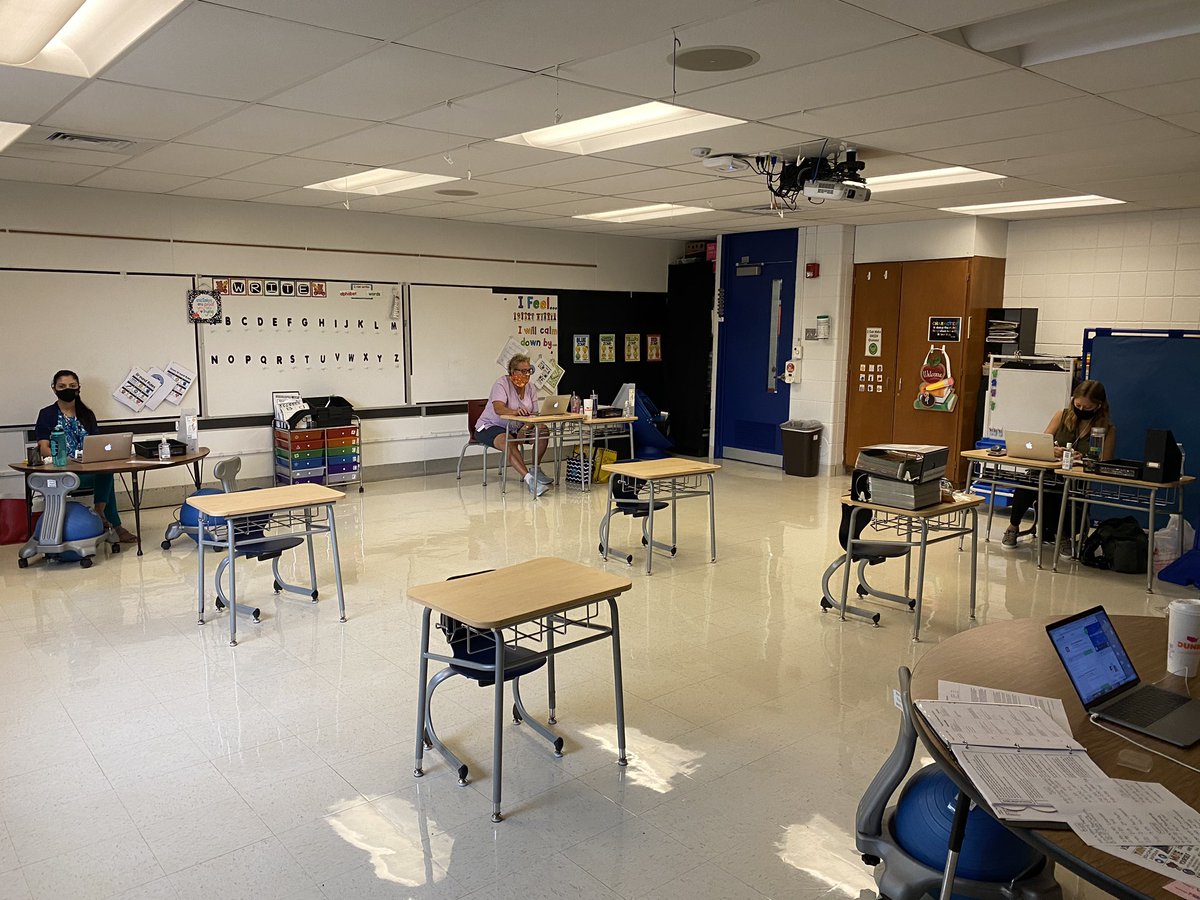 Remote learning has started!! We are engaged and logged in! Missing our kiddos but making it work! ❤️