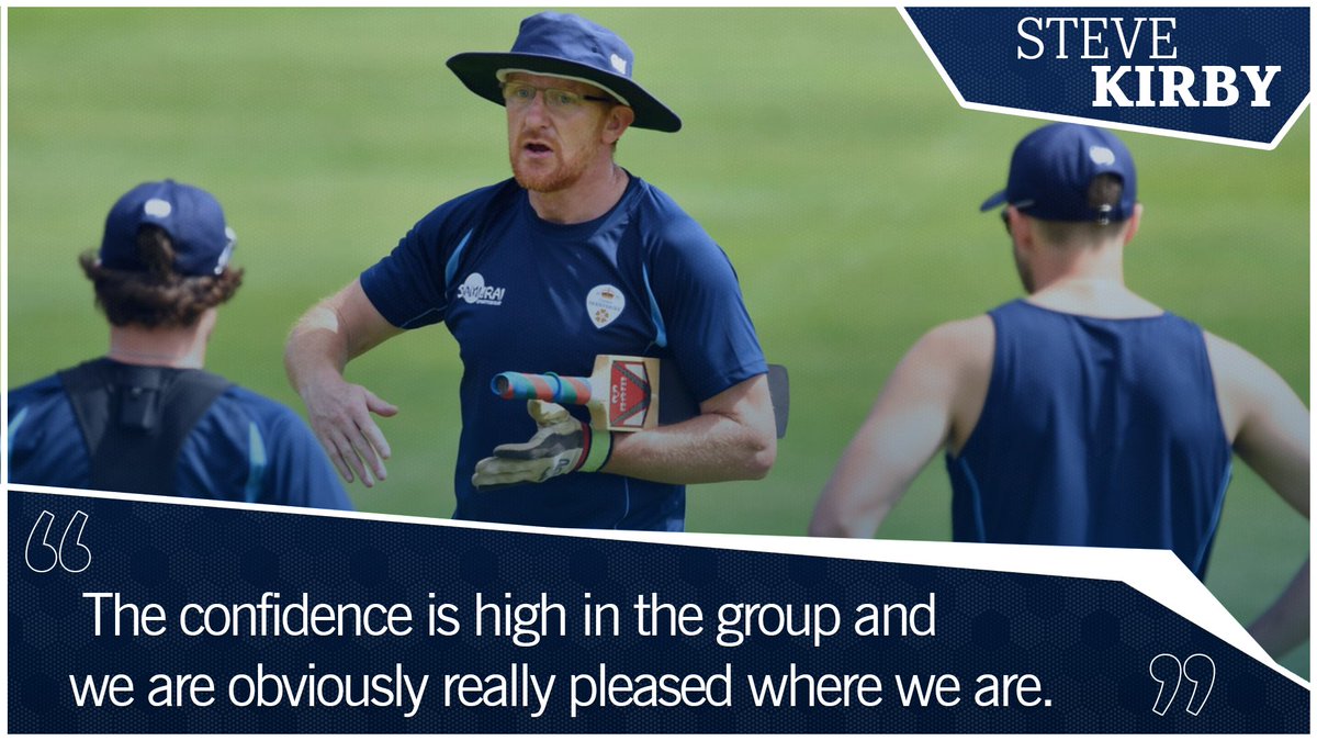 Assistant Coach, <a href="/SKtango6/">Steve Kirby</a>, is delighted with the attitude of the #DCCC so far this season 💪

Interview ➡ derbyshirec.cc/2CY8Tb1

#WeAreAllDerbyshire
#DERvDUR
