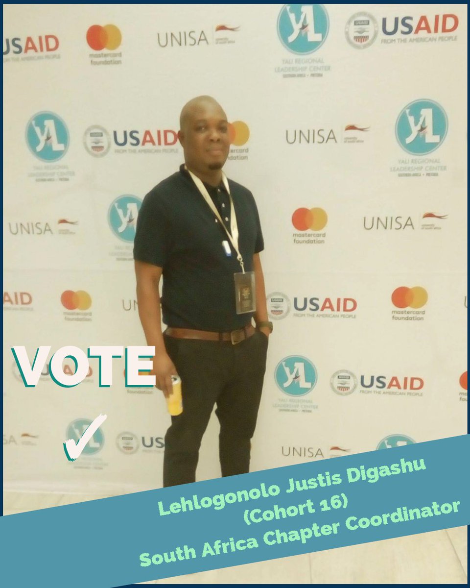 2 transform Society we live in we must all play a role.it starts with electing competent ,committed &amp; capable leadership.Leadership that is will serve,suffer &amp; sacrifice for the betterment of the people. Vote 4Lehlogonolo Justis Digashu(SA chapter coordinator)