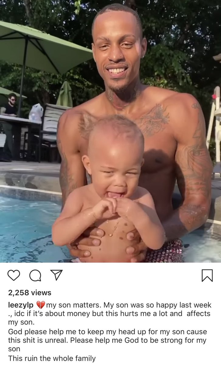 Messy messy messy... (thread)As I posted before j*’s new pet human has a whole wife/girlfriend and a child. Andre’s partner took to social media to express her emotions...
