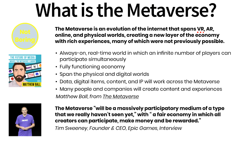 The Metaverse: What Is It?