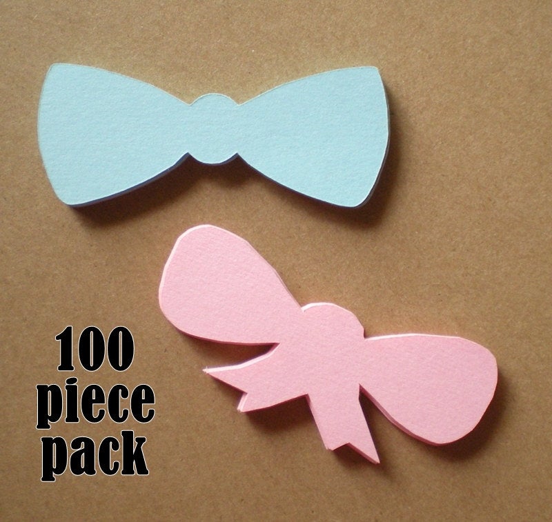 LTPaper's tweet image. Our bows and bow ties are back in my #etsy shop: 100 Bow and Bow Tie cut outs, 3 inch, Gender Reveal Party Decor etsy.me/3aTq0Y1 #papergoods #photoprop #photobooth #scrapbooking #cupcaketopper #favor #partydecor #bowtie #genderreveal