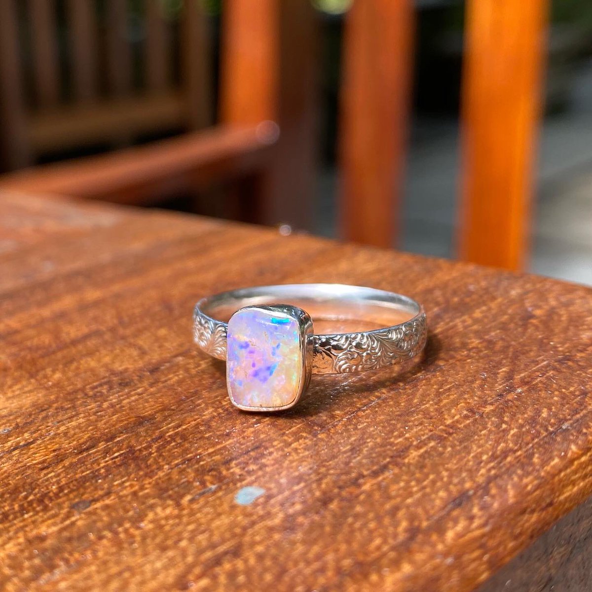 Australian Opal Handmade Ring ⭐️✨