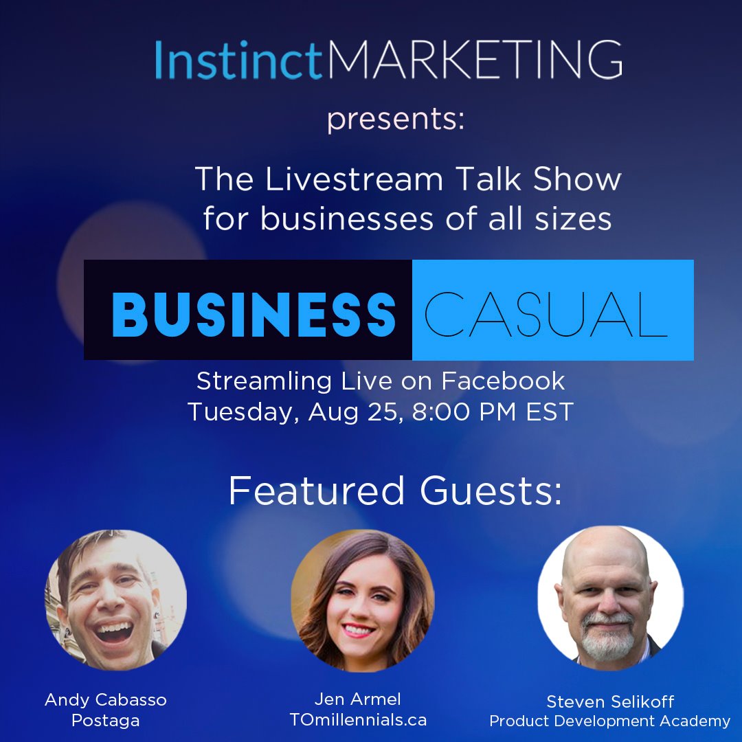 TOmillennials's tweet photo. Tonight our founder, @jenarmel will be talking about the re-launch of TOmillennials! 👏

Tune in at 8pm here: https://t.co/f080jSfMV5

#Millennials #BusinessCasual #Health #Wellness #Entrepreneur https://t.co/929uM8xgnw