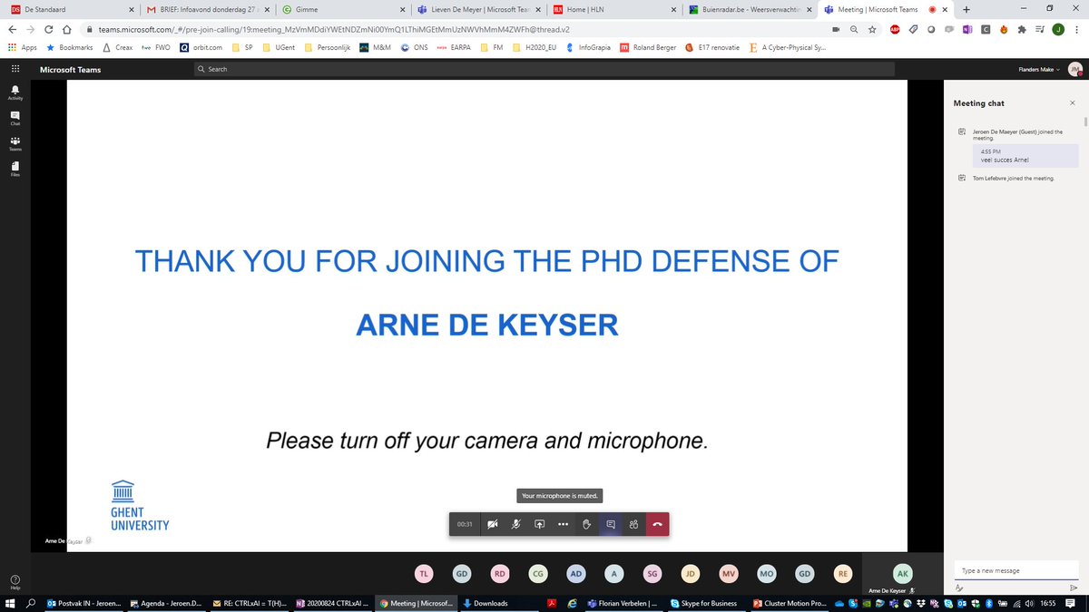 Ready for the PhD defense of Arne De Keyser. "Sensing-Control Architecture for Energy-Efficient Actuation of an All-Electric Dual-Drive Powertrain" a researcher from <a href="/ugent/">UGent</a>-@FlandersMake  ugent.be/m-f/en/news-ev…
