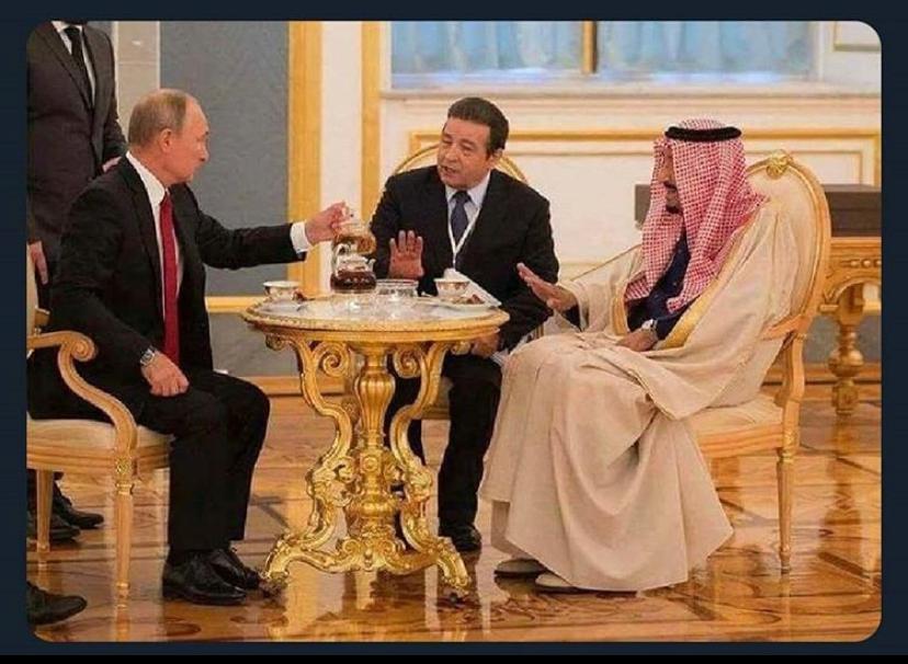 Always be careful if Putin offers you some tea...