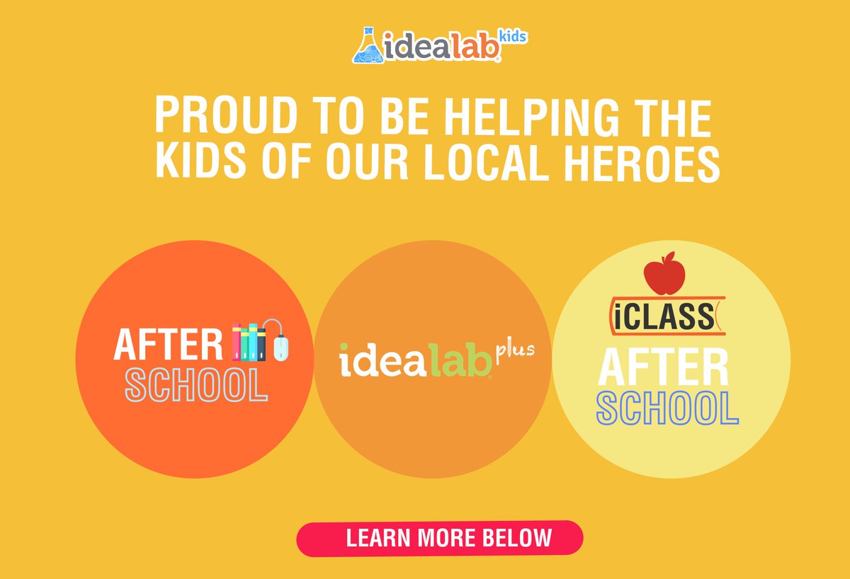 Idealab_Calgary's tweet photo. A custom after school experience to fit our local capeless heroes needs this fall! Contact us for more information about our offering for first responders and essential workers!

#FirstResponders #EssencialWorkers
#CustomAfterSchool #STEAM #STEAM #ConciergeService #STEAMEducation https://t.co/akBONUcKVs