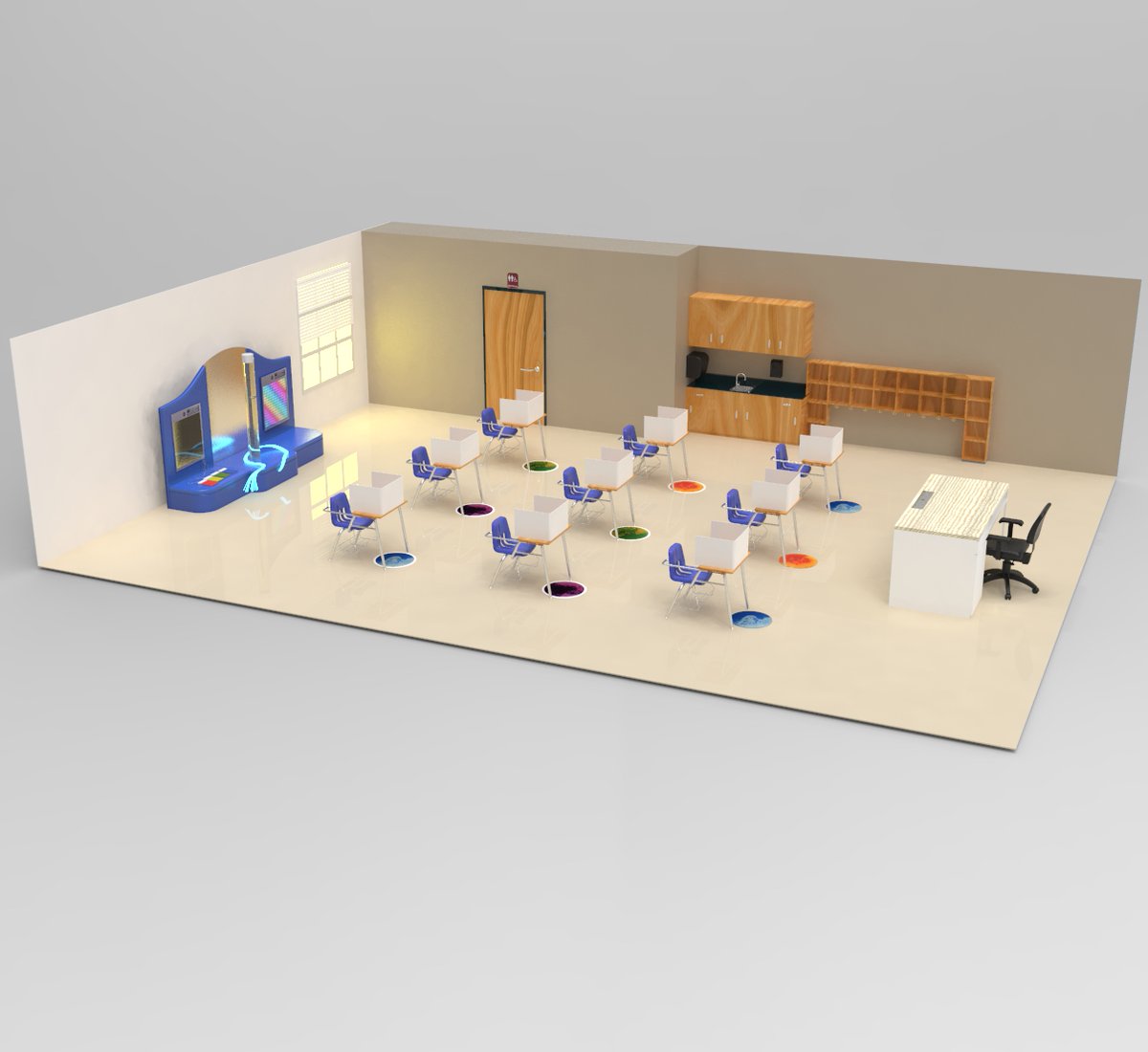 FunandFunction's tweet image. We love seeing teachers show such care for their students! Our Sensory Room Design Team is working with schools nationwide to make their classrooms safe, sensory- and kid-friendly this year. #empowerdifferent