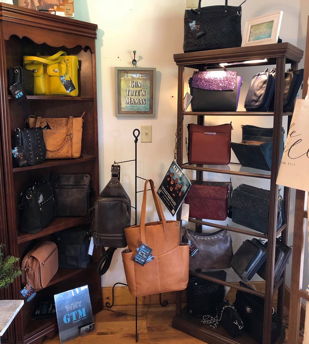 GTMOriginal's tweet photo. We love this GTM Original display at Jeminley in Glendale, Kentucky.
#GTM #GTMoriginal #GTMpurse #concealedcarrypurse #Kentucky #GlendaleKentucky #Jeminley #leatherpurse #guntotenmamas #concealedcarry #2A #carryinstyle #boutique #pursedisplay #2Awoman #2Amom #purse #purses https://t.co/kJpO07rE5R