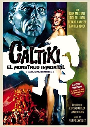 52. CALTIKI, EL MONSTRUO INMORTAL (1959)Los italianos (incluído Mario Bava) enseñándoles a los americanos cómo se hace eso de una masa devoradora de forma expresionista, cruel, salvaje y terrorífica de verdad. Un adelanto de la época gloriosa del giallo en formato lovecraftiano.