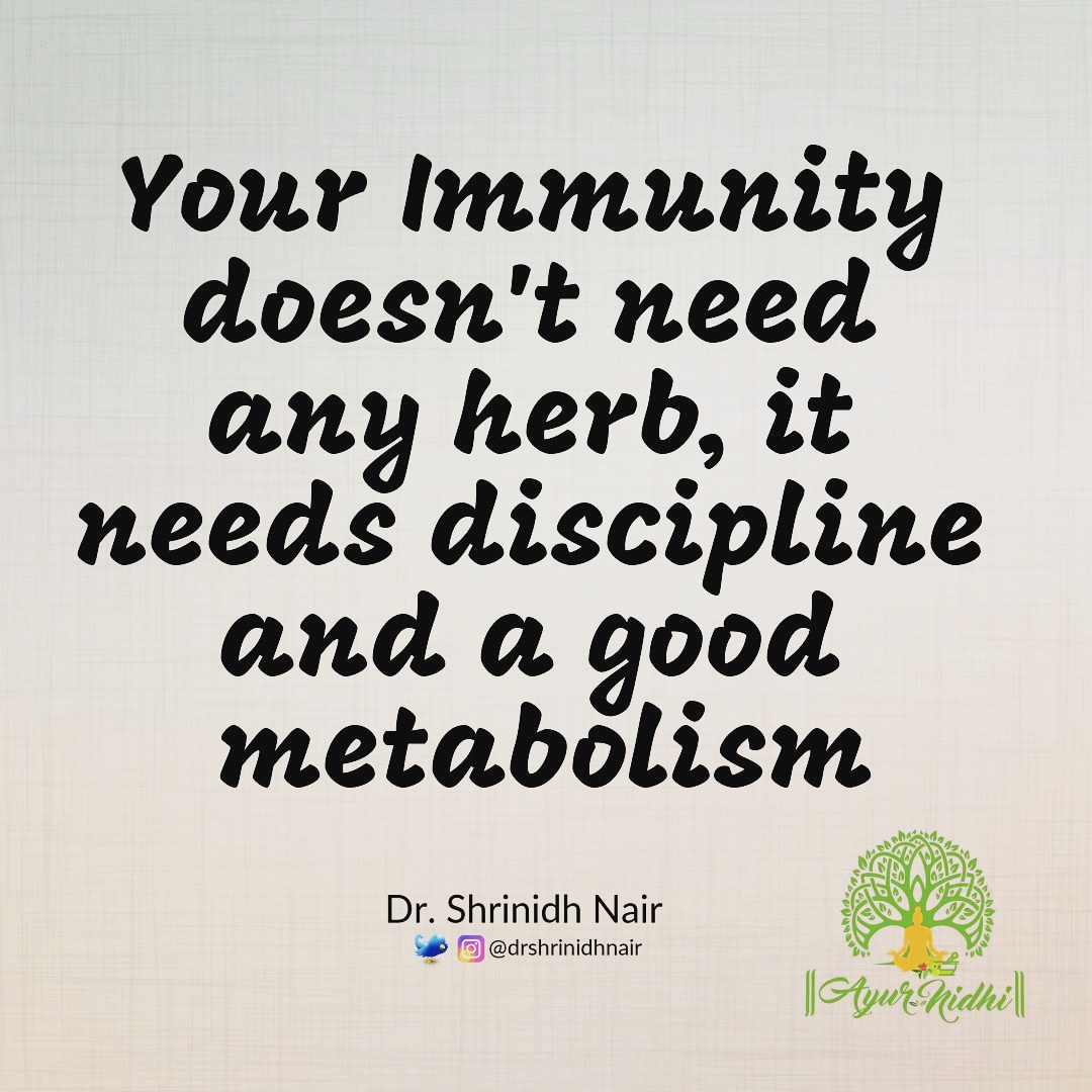 Ever wondered why there are cases where apparantly young individuals are succumbing to COVID-19 whereas older people are recovering very well? Here we need to understand that immunity boosting and immune suppression is not actually recommended for any treatment.  #Ayurveda (1/n)