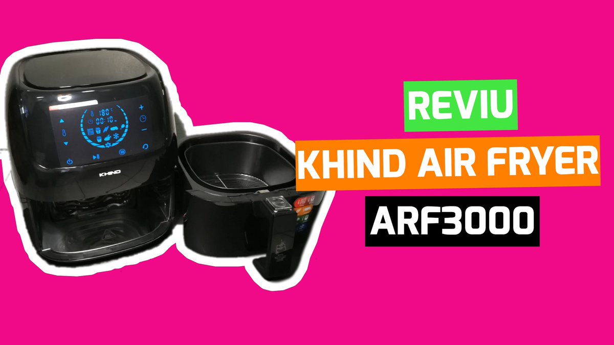akubiomed's tweet photo. Video Reviu goreng kentang dengan #AirFryer #Khind #ARF3000 3L dibeli dengan harga RM30 di #PGMall.

Air Fryer skrin sentuh macam guna Smartphone.
>> https://t.co/aV7iPJ6Jns https://t.co/WmiISFnLQS