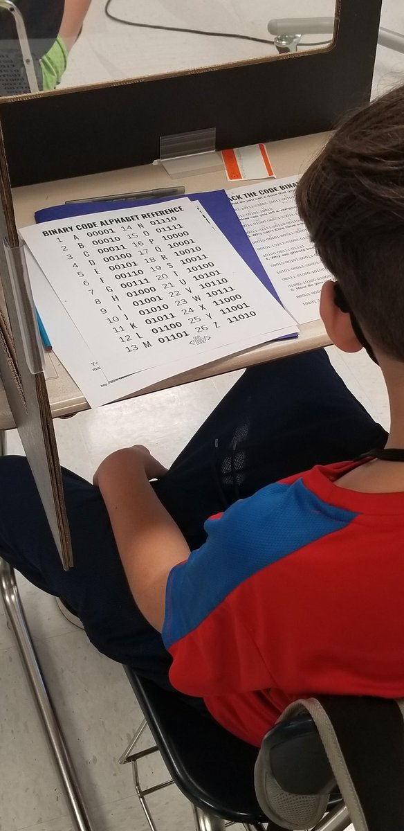 wmjackson's tweet image. Students learning binary coding #binarycoding to start a dialogue on how computers think and not all coding is the same. Building a foundation of knowledge!!