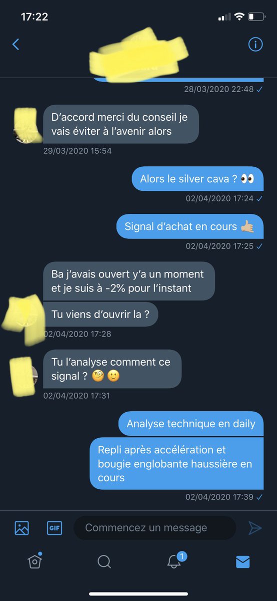 10 jours plus tard, le silver commençais son rodéo de folie.Je passais pour prendre la température et donner un nouveau signal d’achat ( C’est la famille on est sympa )