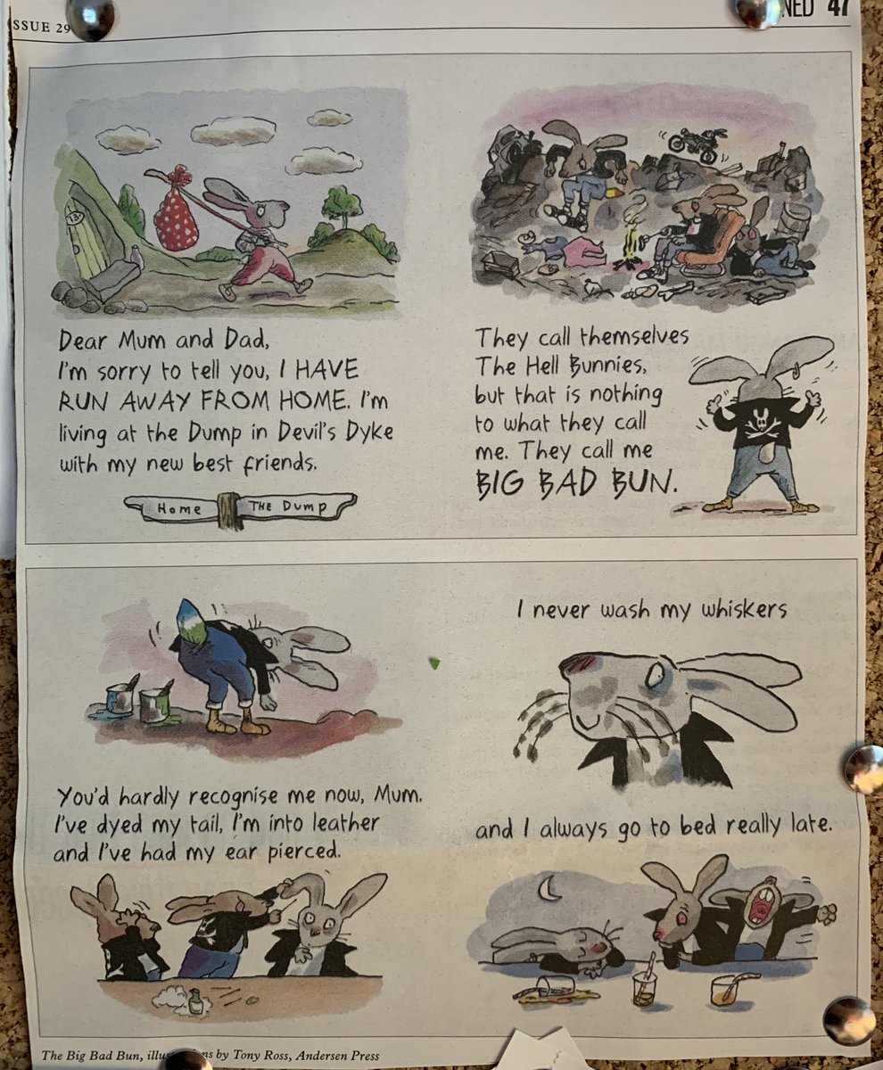 No.1   #LibraryTop50: Tony Ross is best known now for collaborations with David Walliams, but I think this is my favourite picture book he’s illustrated. I also have this extract from The Big Bad Bun pinned to my wall and it makes me laugh. He’s good at that  https://en.m.wikipedia.org/wiki/Tony...