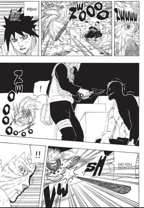 Oh wait cuz people love to clown her for the rinnegan thing when in the manga not only did this shit happen in 4 panels but why don’t y’all hate Kakashi and Minato for not destroying the eye when they were having their little reunion