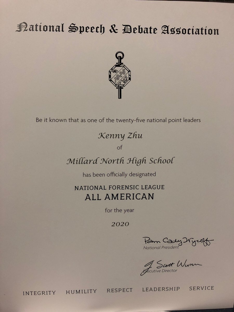 mnhsforensics's tweet photo. Need some good news? We’re so excited for Kenny Zhu and Pranay Mathur, who both received the All American Award from the NSDA for being in the top 25 point-getters in the country this last year out of 141,000 students. Shoutout to MNHS debate as well for Kenny’s award! https://t.co/3aUc1Za9lM