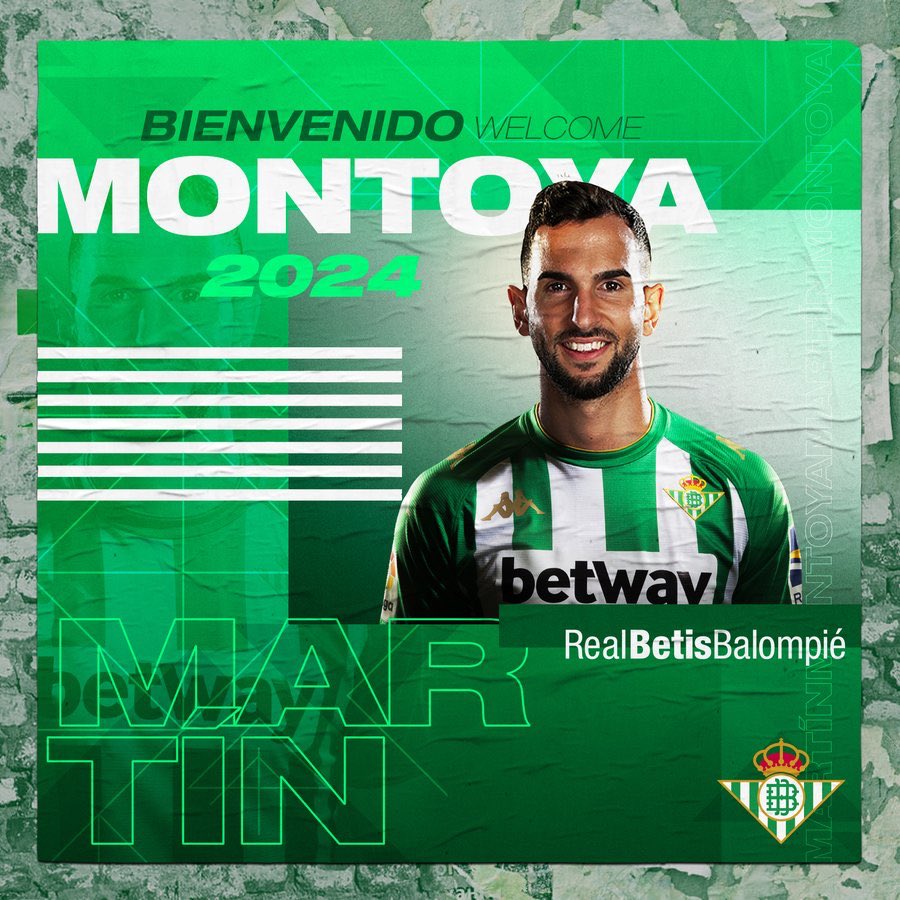  DONE DEAL  - August 25MARTÍN MONTOYA(Brighton to Real Betis)Age: 29Country: Spain Position: Right-backFee: FreeContract: Until 2024  #LLL
