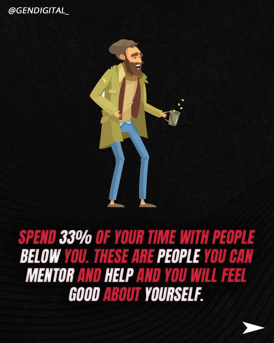 GenDigitalNow's tweet image. 🔥Everyone you meet has something to #teach you.Don't be quick to judge or dislike people. Understand the lessons they teach, and you will see yourself becoming better. Adopt the 33% rule and see your life changing.