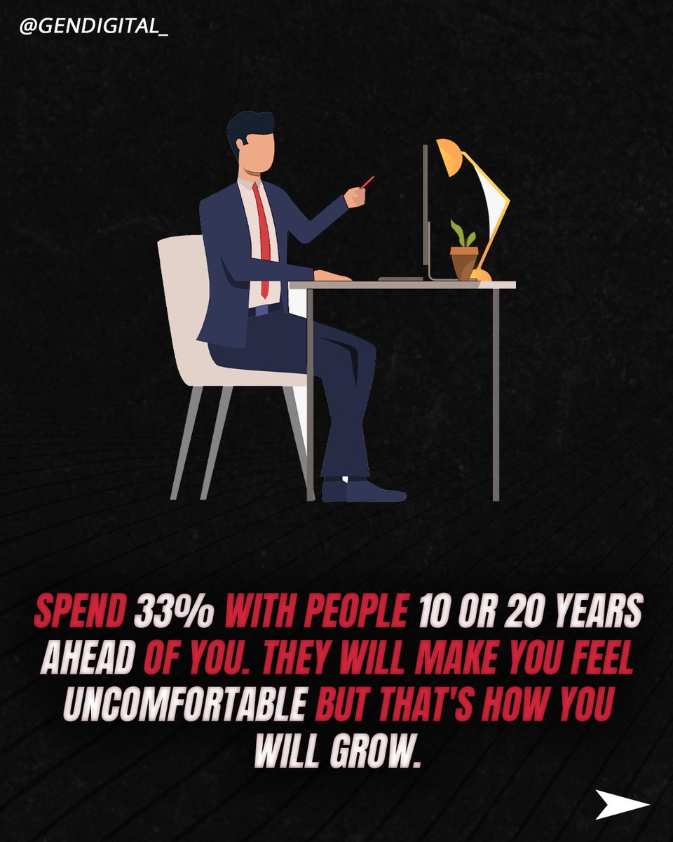 GenDigitalNow's tweet image. 🔥Everyone you meet has something to #teach you.Don't be quick to judge or dislike people. Understand the lessons they teach, and you will see yourself becoming better. Adopt the 33% rule and see your life changing.